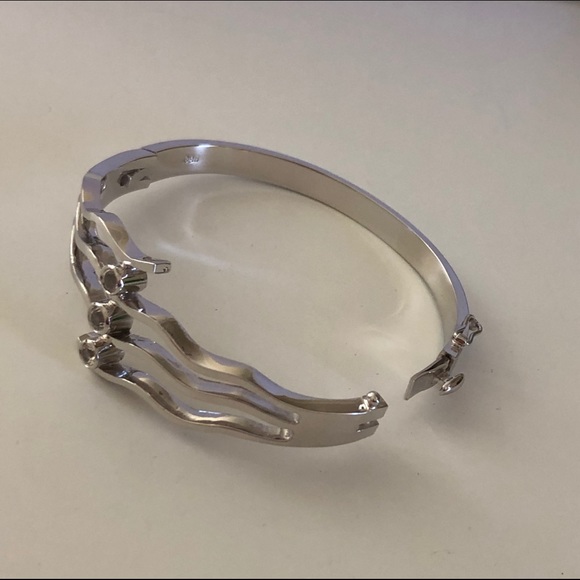 💎Clear topaz stones 925 silver trendy bracelet - Picture 4 of 7